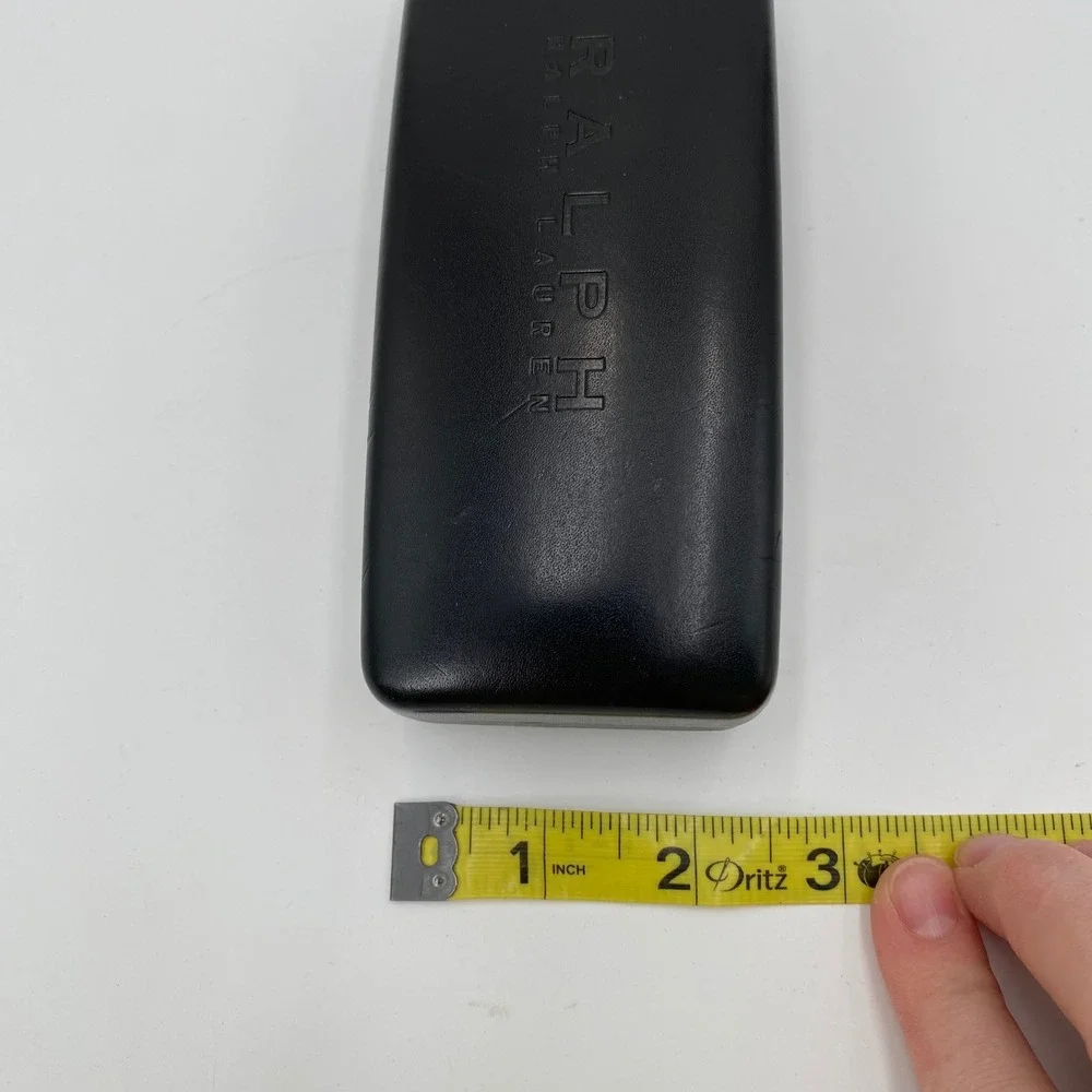 Ralph Lauren Black Hard Shell Eyeglass Case‎ with Cleaning Cloth